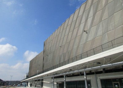 Parkhaus P14 Stuttgart Lochblechfassade